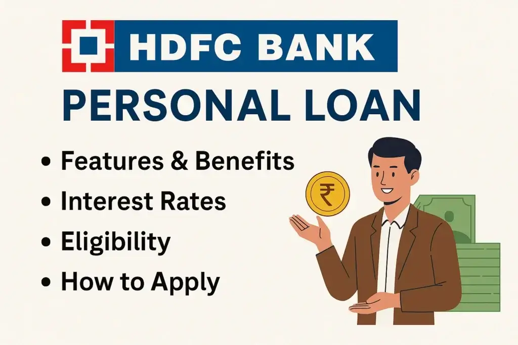 HDFC Bank Personal Loan details showing features, interest rates, eligibility, and application process