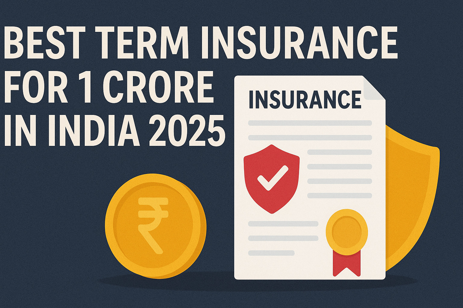 Best Term Insurance for 1 Crore in India 2025