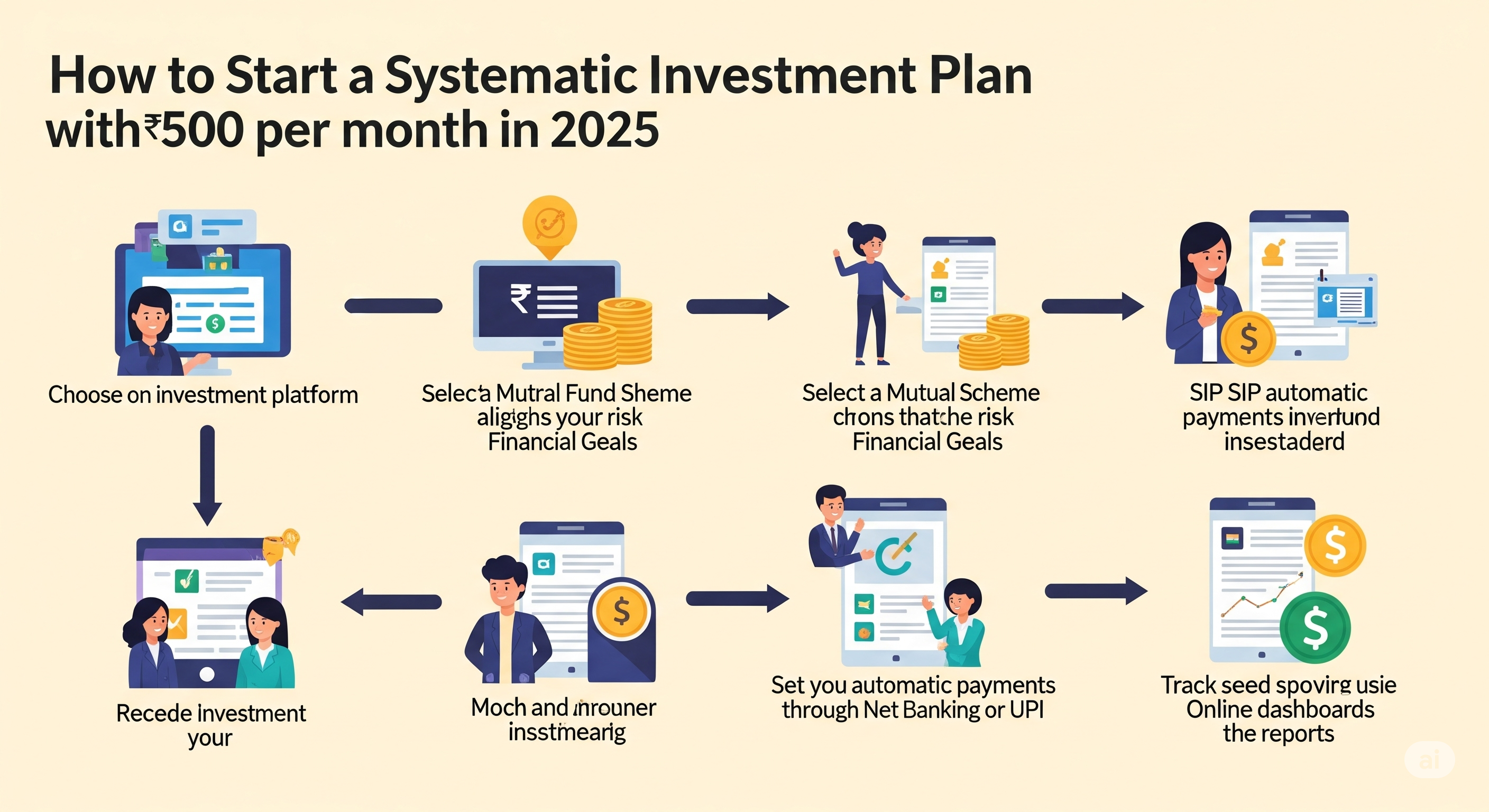 Start a SIP with ₹500 per Month
