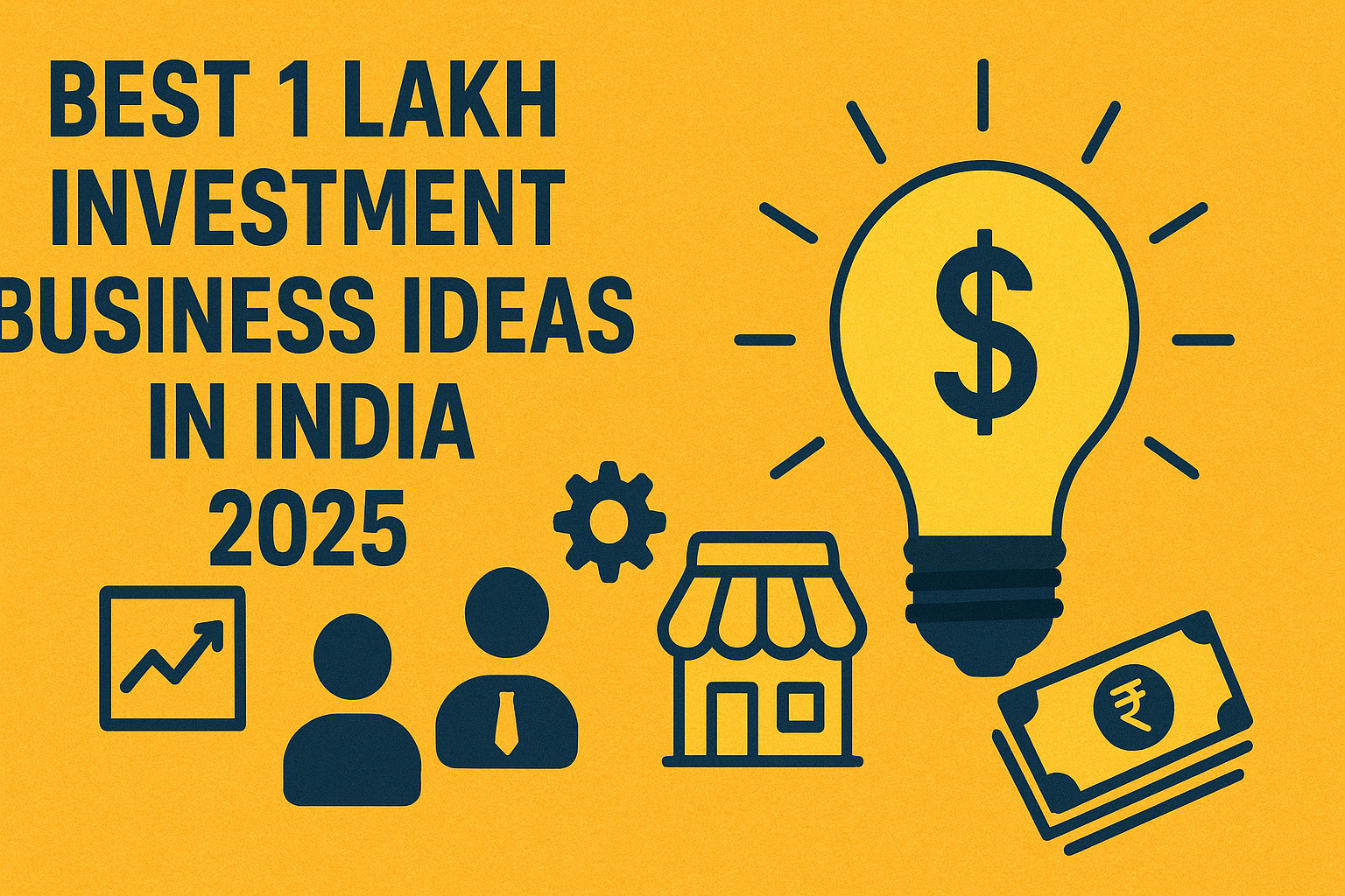 Best 1 Lakh Investment Business Ideas in India 2025 – Low Risk & High Profit