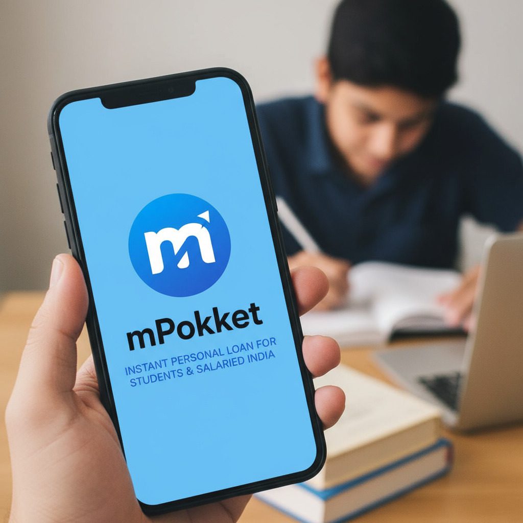 Smart & Instant: mPokket App Se ₹500–₹50,000 Loan Minutes Mein! Apply Now 2 mPokket app ka official logo niche tagline Instant Personal Loan for Students Salaried India Mein